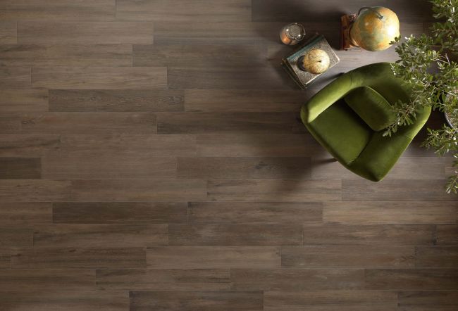 Carrelage aspect parquet Napami Tanné 20x120