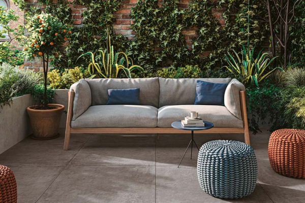 terrasse ombragée conviviale