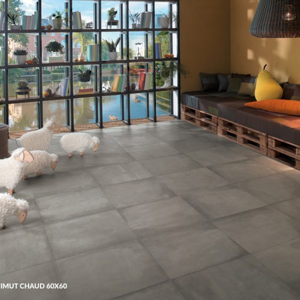 Azimut Chaud 60x60 - Carrelage imitation Terre Cuite