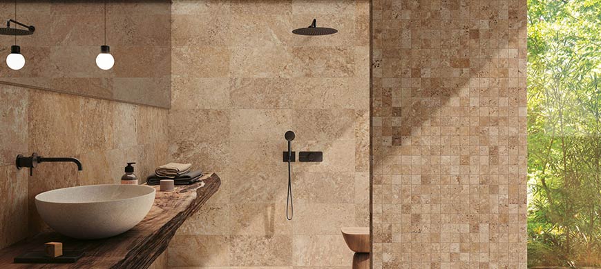 carreau beige mosaique