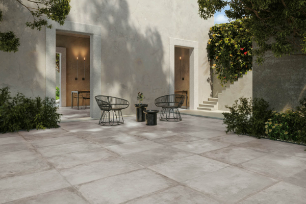 Carrelage de jardin