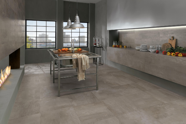 Carrelage couleur taupe