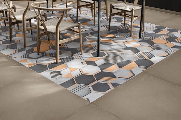 Carreaux hexagonal