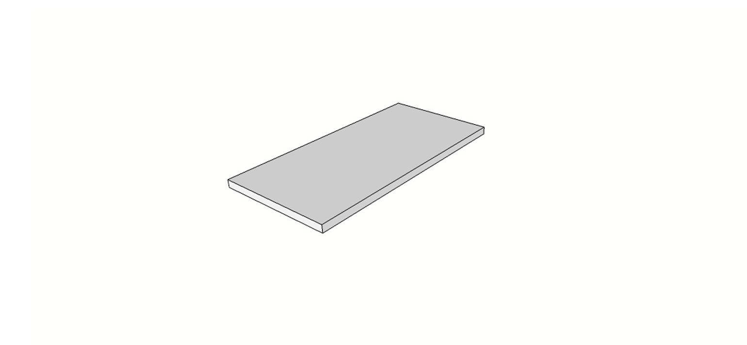 Margelle bord rectiligne <span style="white-space:nowrap;">26X80 cm</span>   <span style="white-space:nowrap;">ép. 20mm</span>