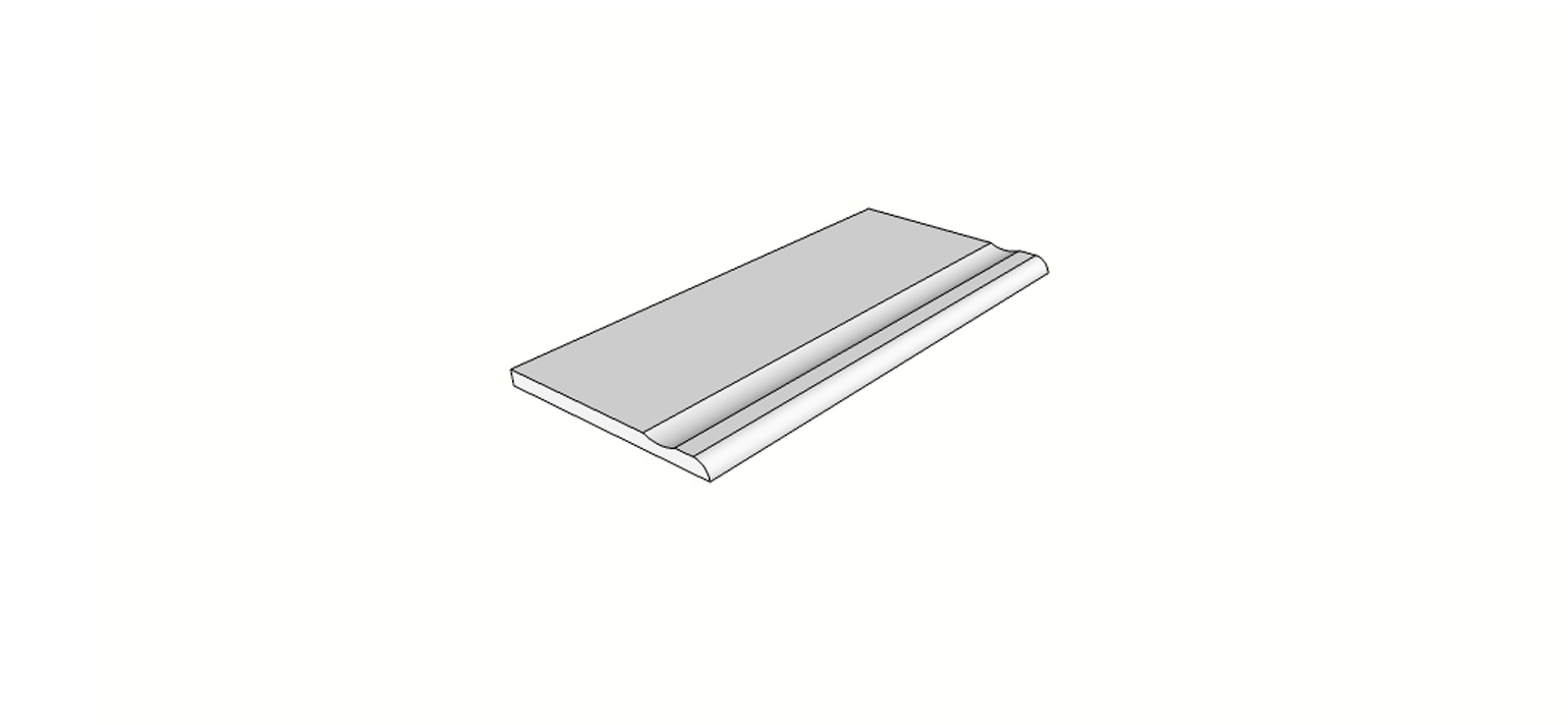 Margelle bord évasé arrondi (1/4 rond) <span style="white-space:nowrap;">30x60 cm</span> &nbsp; <span style="white-space:nowrap;">ép. 20mm</span>