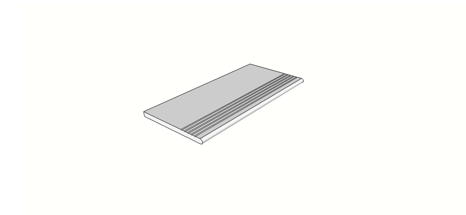 Margelle bord antidérapant arrondi (1/2 rond) <span style="white-space:nowrap;">30x60 cm</span> &nbsp; <span style="white-space:nowrap;">ép. 20mm</span>