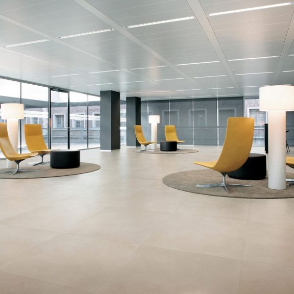 Ciment Ivoire 75x75 - Carrelage Couleur Beige