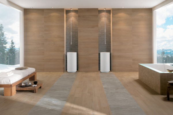 Carrelage effet bois pour salle de bain