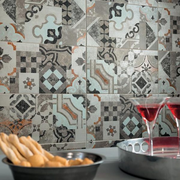 carreau ciment grès patchwork