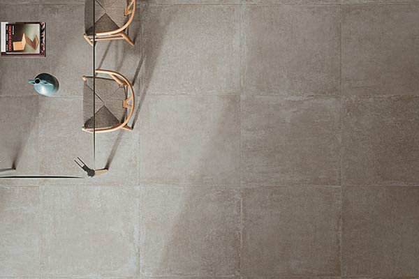 betonlook taupe tegels