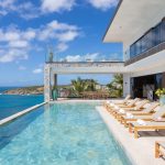 Bali-stenen zwembad Zéphyr Grijs en Goud van Novoceram - Sint Maarten