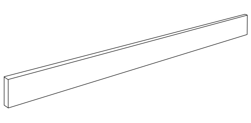 Rechte plint <span style="white-space:nowrap;">7x80 cm</span>
